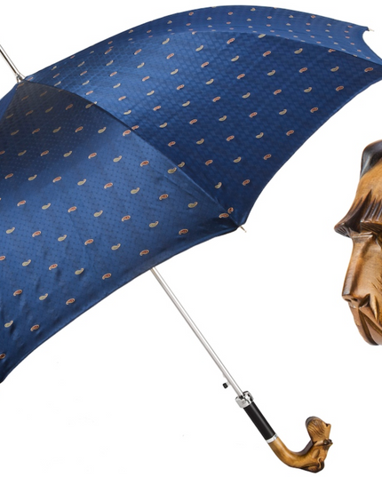 Hand Carved Schnauzer Umbrella