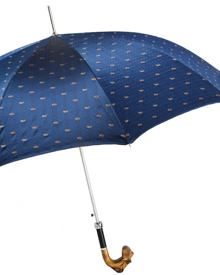 Hand Carved Schnauzer Umbrella