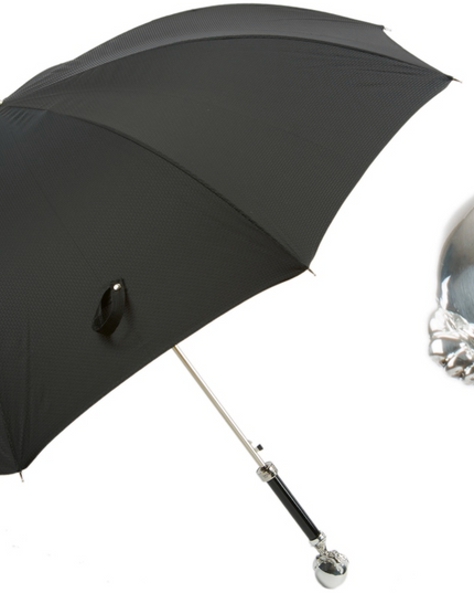 Black Umbrella with Claw Handle