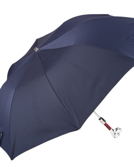 Polka Dot Labrador Folding Umbrella