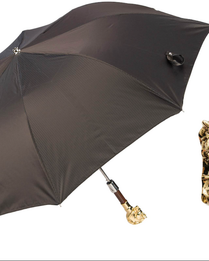 Golden Horse Folding Umbrella