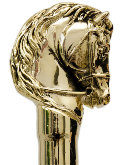 Golden Horse Folding Umbrella