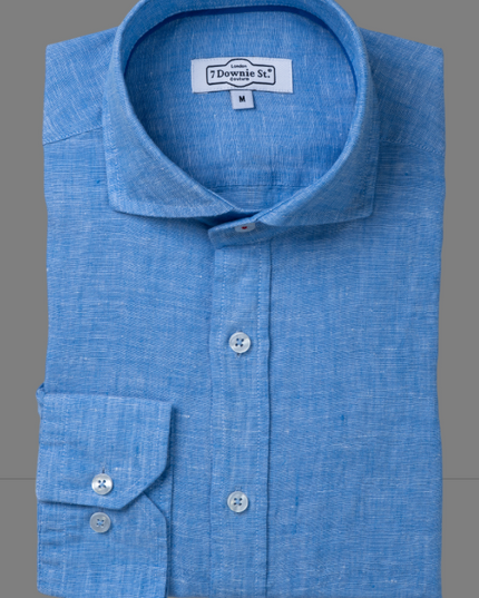 Solid Linen LS Button Down