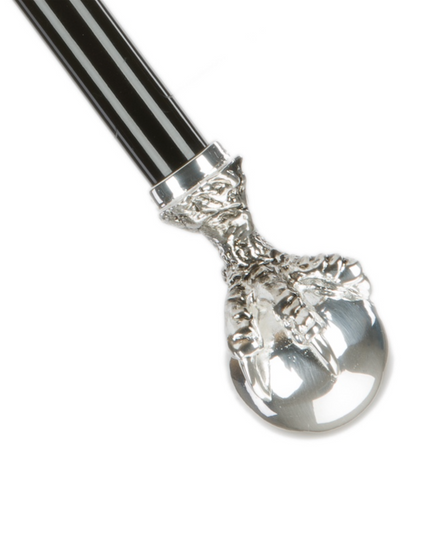 Black Umbrella with Claw Handle