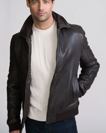Grovig Bomber w/ Removeable Faux Shearling Collar