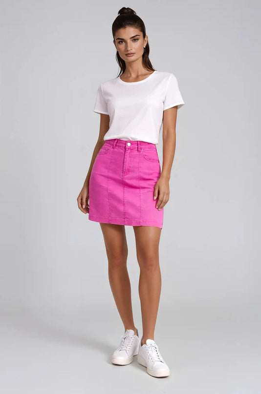Tencel Skort Fuchsia