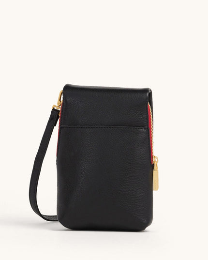 VIP Mobile Black/Brushed Gold Red Zip