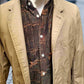 Green w/ Golden Birds Corduroy LS Button Down