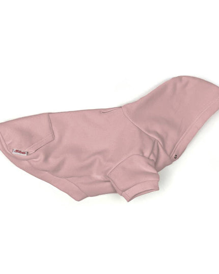 Dog Pullover Hoodie: Dusty Pink / L-L