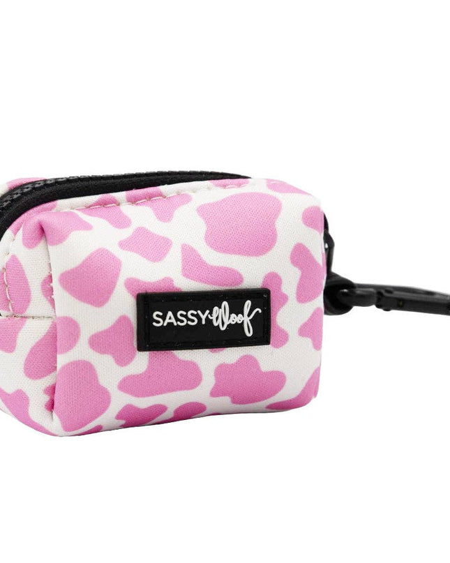 Dog Waste Bag Holder - Strawberry Milk