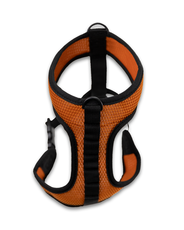 K9 Sport Harness: Sunset Orange / Small (13-15" Neck 13-18" Chest)