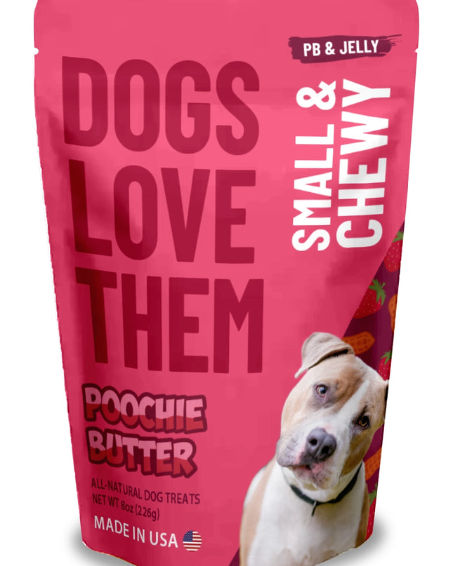 Peanut Butter & Jelly Small Chewy Dog Treats