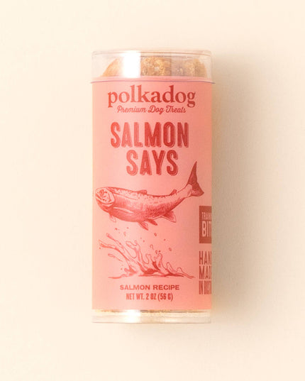 Mini Tube: Salmon Says, Training Bits - 2oz - Dog Treats