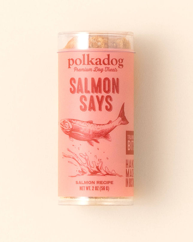 Mini Tube: Salmon Says, Training Bits - 2oz - Dog Treats
