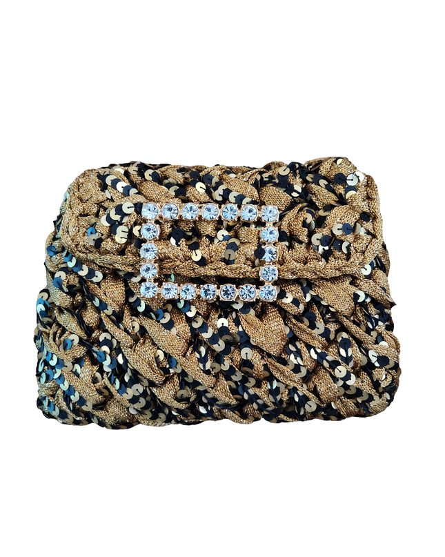 NANA LAME SEQUINS, CRYSTAL  BOUCLE