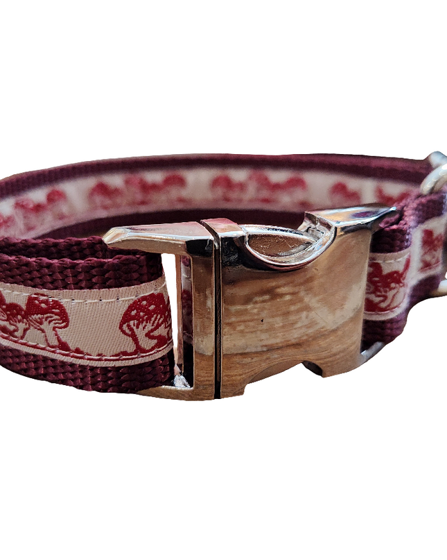 Magic Mushroom Dog Collar