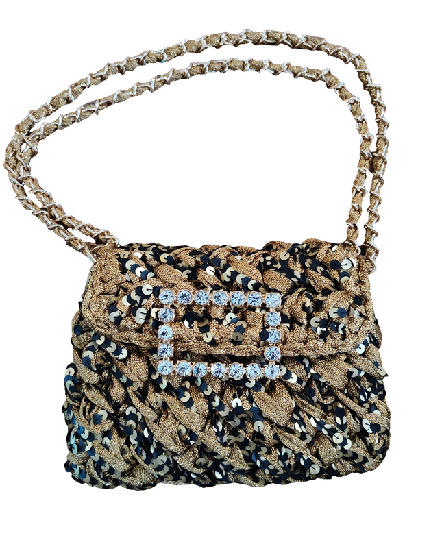NANA LAME SEQUINS, CRYSTAL  BOUCLE