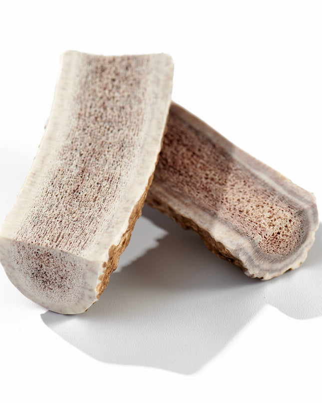 Elk Antler Dog Chew Medium Split Double Pack