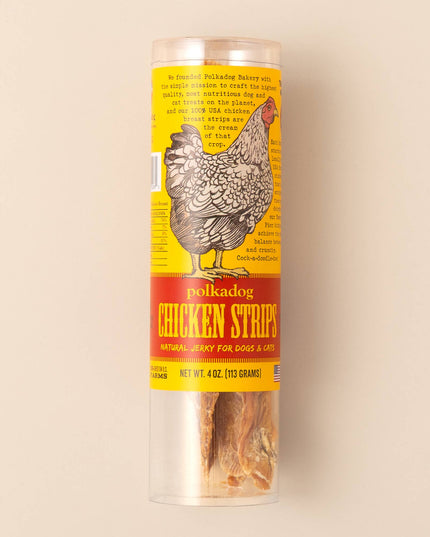 Chicken Strip Jerky - 4oz Tube - Dog Treats