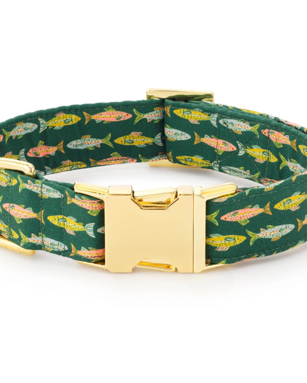 Gone Fishing Dog Collar