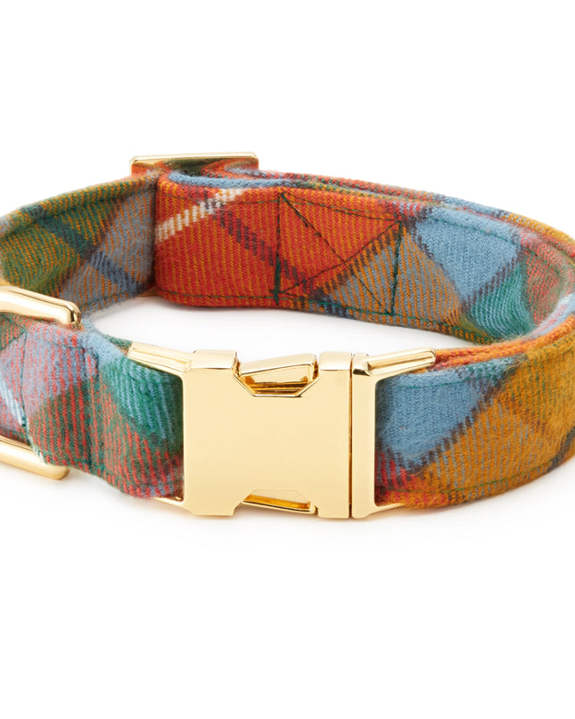 Buchanan Plaid Flannel Fall Dog Collar