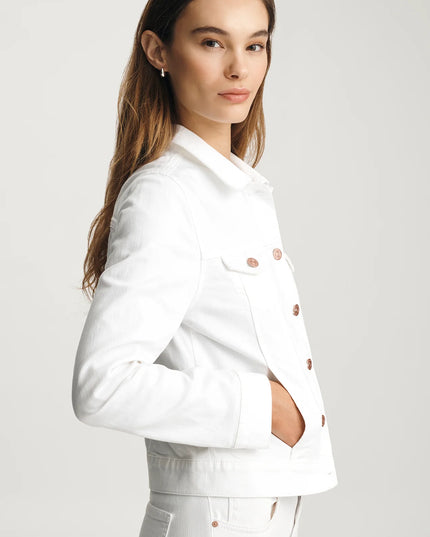 Samantha Denim Jacket white