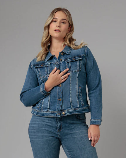 Gabriella Classic Denim Jacket Rugged Classic Blue