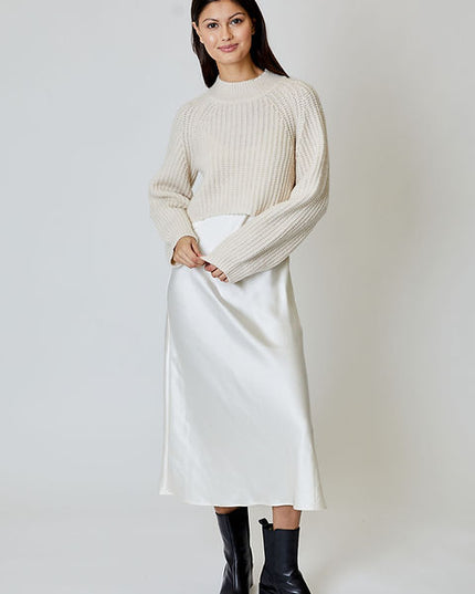Ivory Sweater Dress Combo