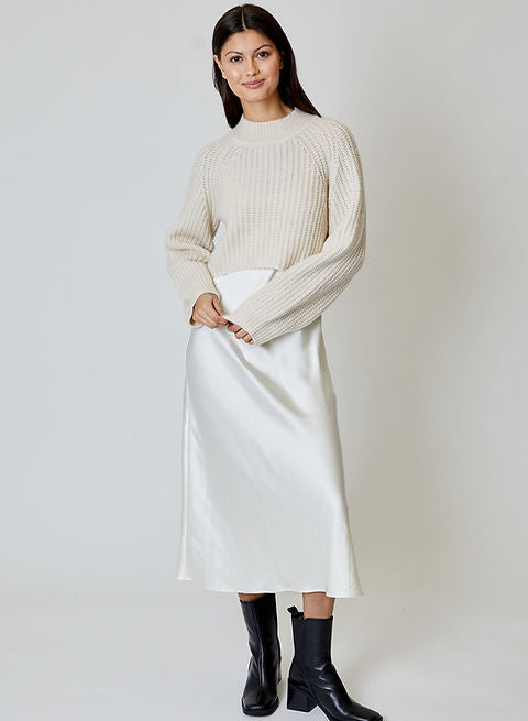 Ivory Sweater Dress Combo