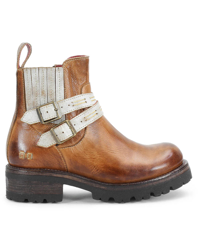 "Daring" Rustic Tan Ankle Boot