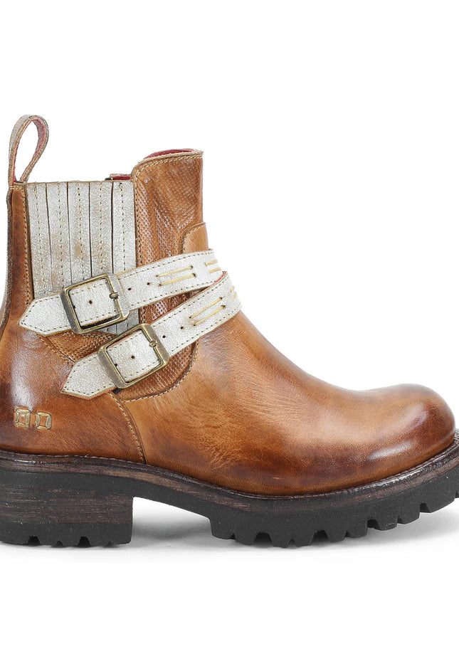 "Daring" Rustic Tan Ankle Boot