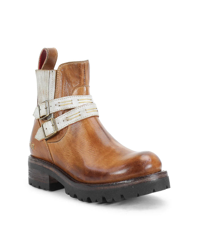 "Daring" Rustic Tan Ankle Boot