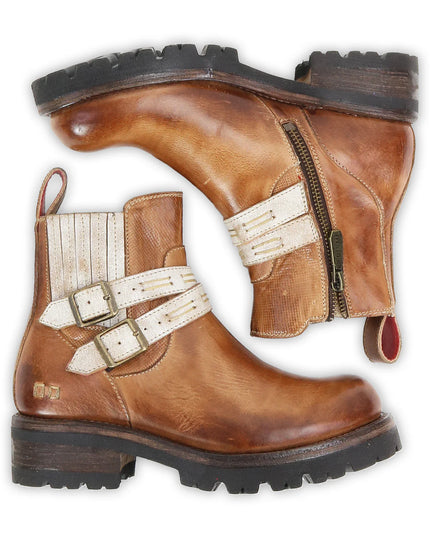 "Daring" Rustic Tan Ankle Boot