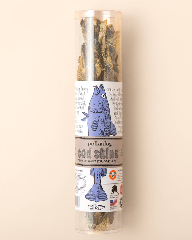 Cod Skins - 4.7oz Tube - Dog & Cat Treats