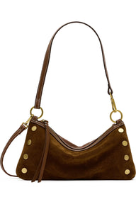 Kyle sml Cinnamon Suede/Antique Gold