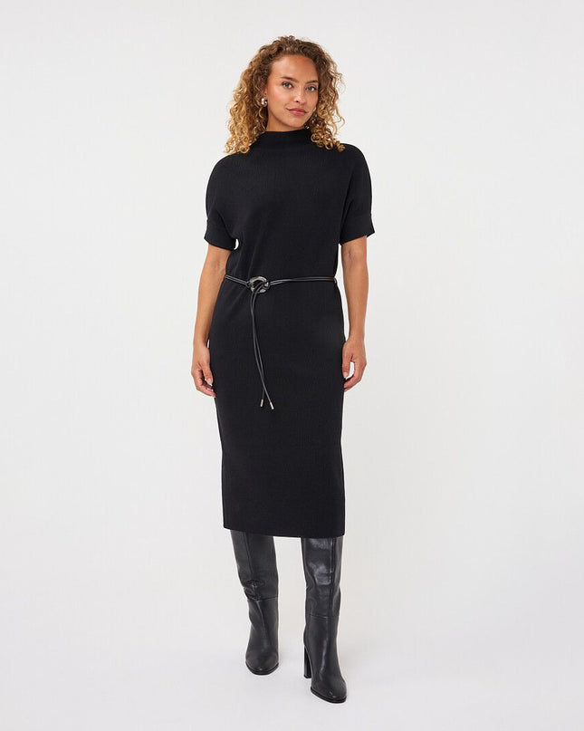 Black Knit Dress