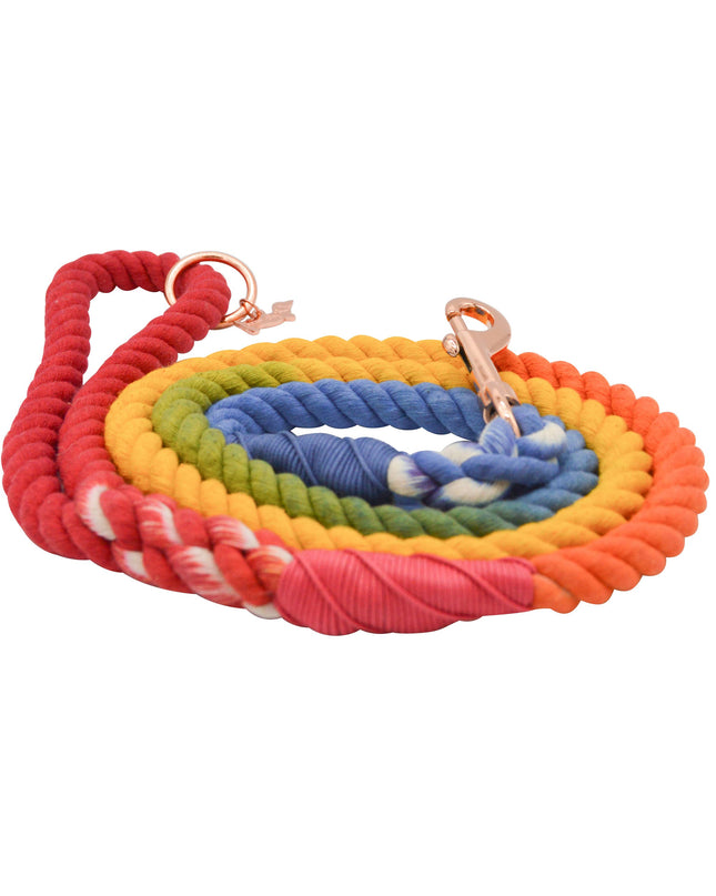 Dog Rope Leash - Taste the Rainbow