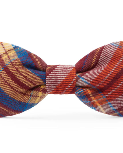 Marlow Plaid Flannel Dog Bow Tie