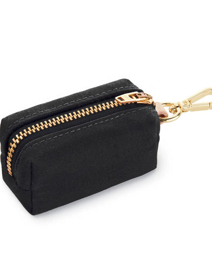 Onyx Waxed Canvas Poop Bag Dispenser