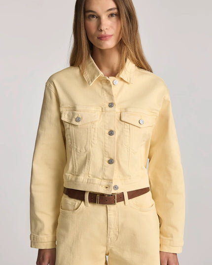 Harmony Denim Jacket Lemon Denim