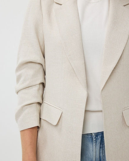 Blazer Linen Look