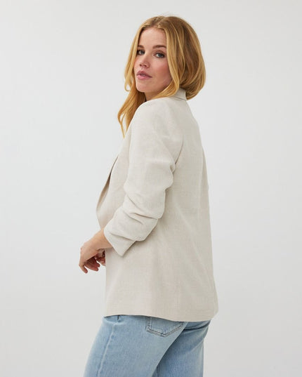 Blazer Linen Look
