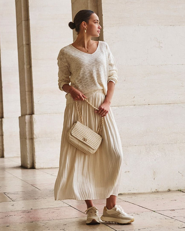 Skirt Plisse Changeant