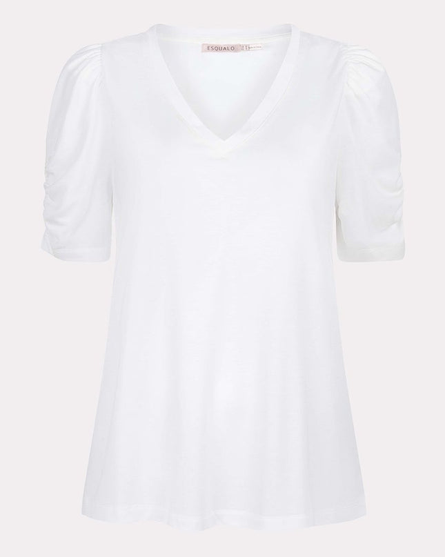 T-shirt puff slve modal