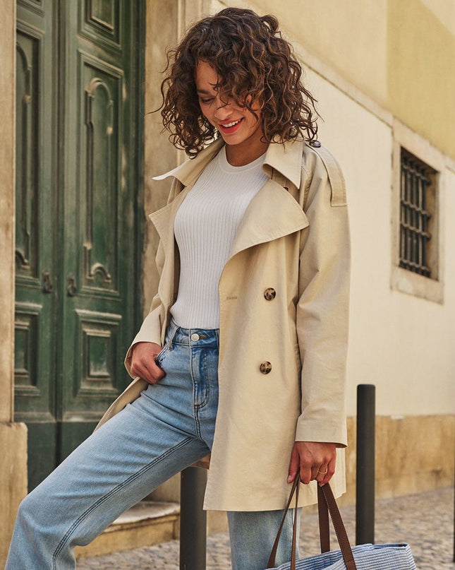 Coat Midi Trenchcoat