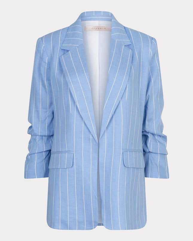 Linen Stripe Blazer