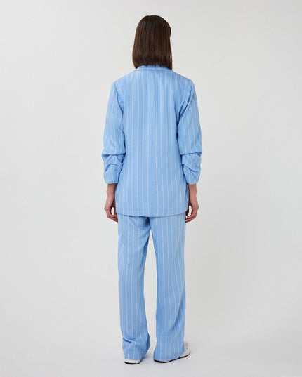 Linen Stripe Blazer