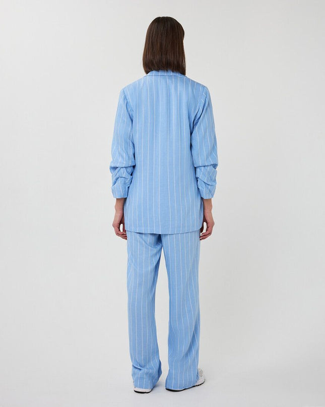 Linen Stripe Blazer