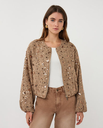 Sequin Bomber