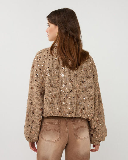 Sequin Bomber